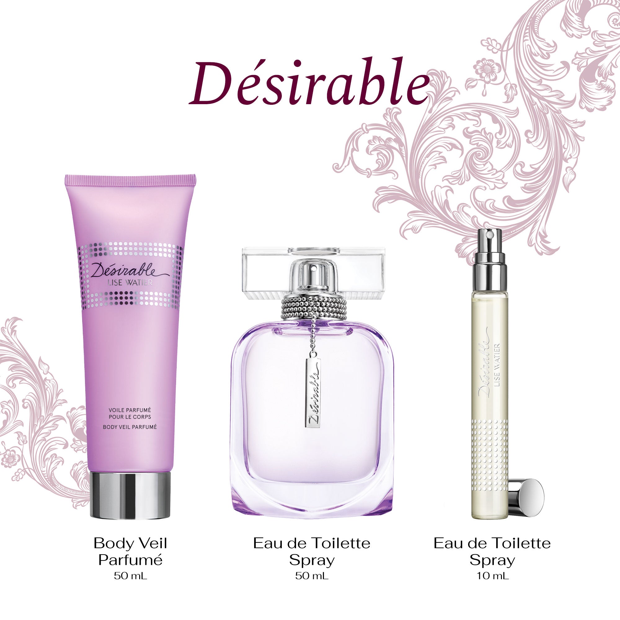 LISE WATIERカプチュール ドレーヴ100mlピーチジョン Désirable Eau de Parfum Spray - Watier