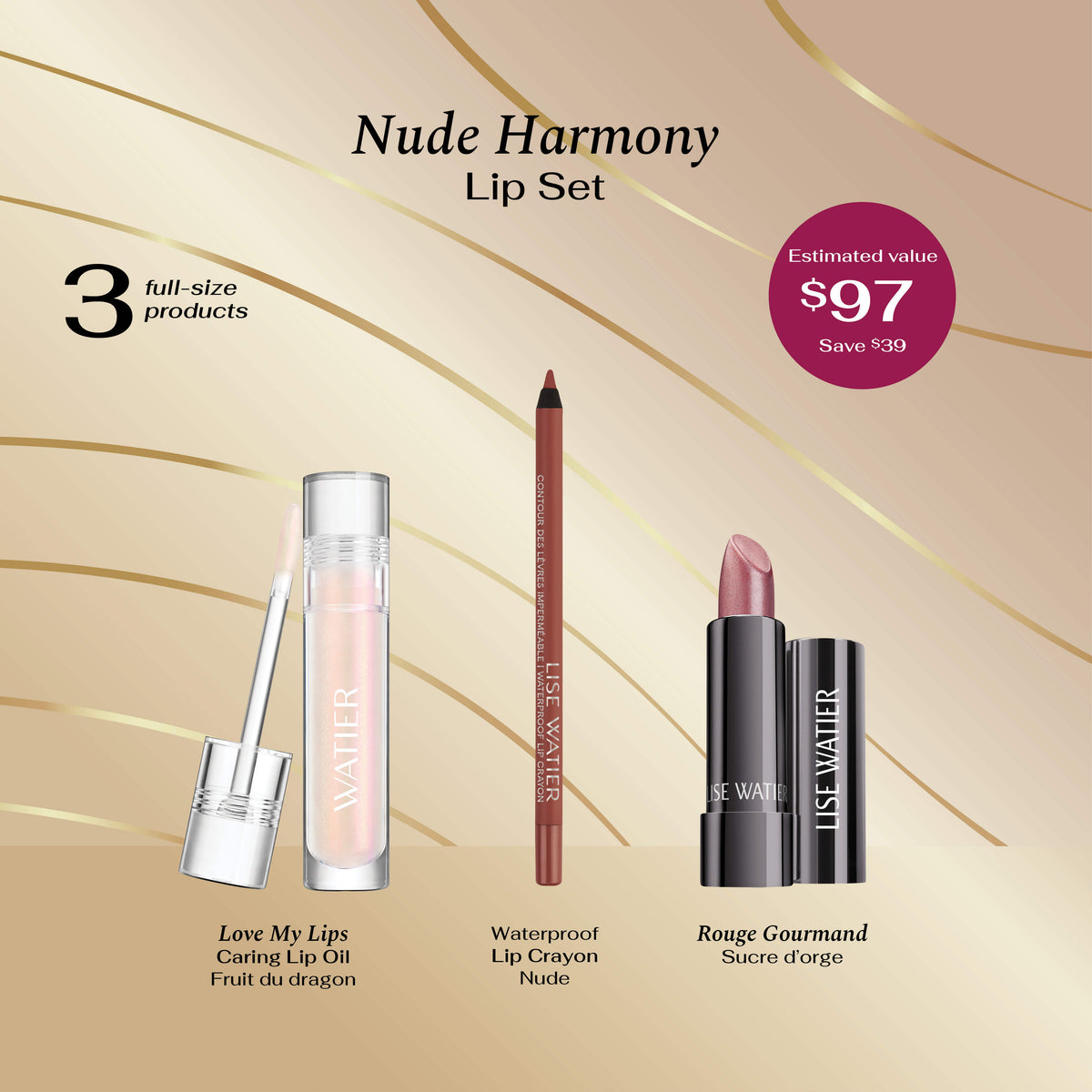 Nude Harmony Lip Set